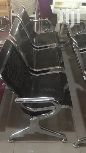 3seaters Waiting Chair Black