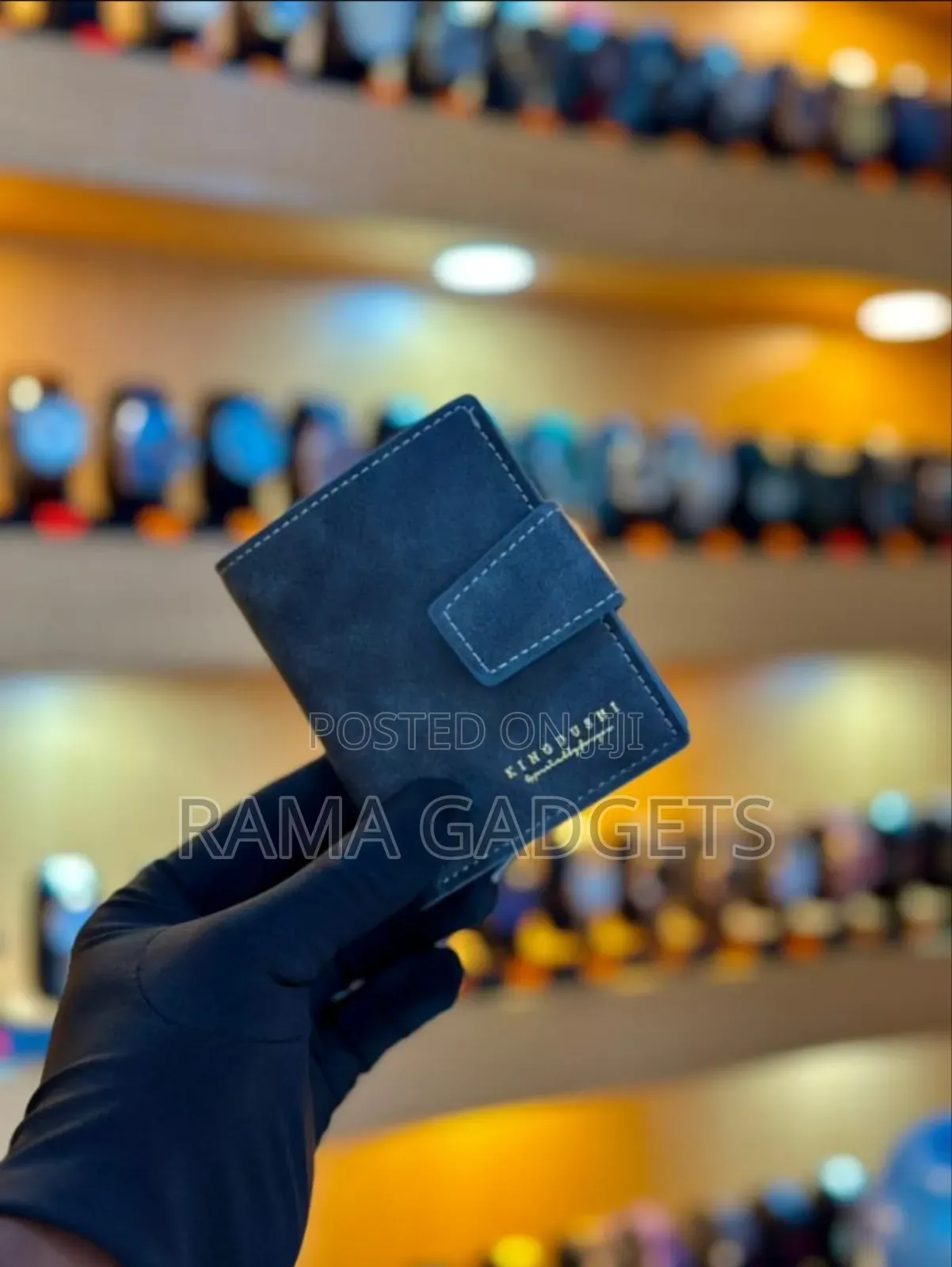 Men Leather Credit Card Holder Metal Id Card Case and Wallet