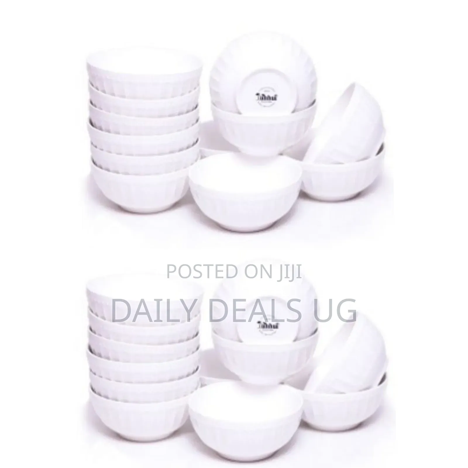 12 Pieces of Soup Bowls- White