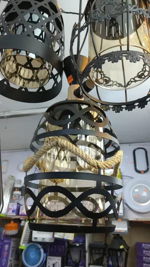 Industrial Metal Hemp Rope Hanging Lamprustic Woven Cage Pendant Light