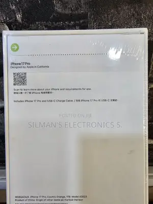 New Apple iPhone 17 Pro 1 TB Orange