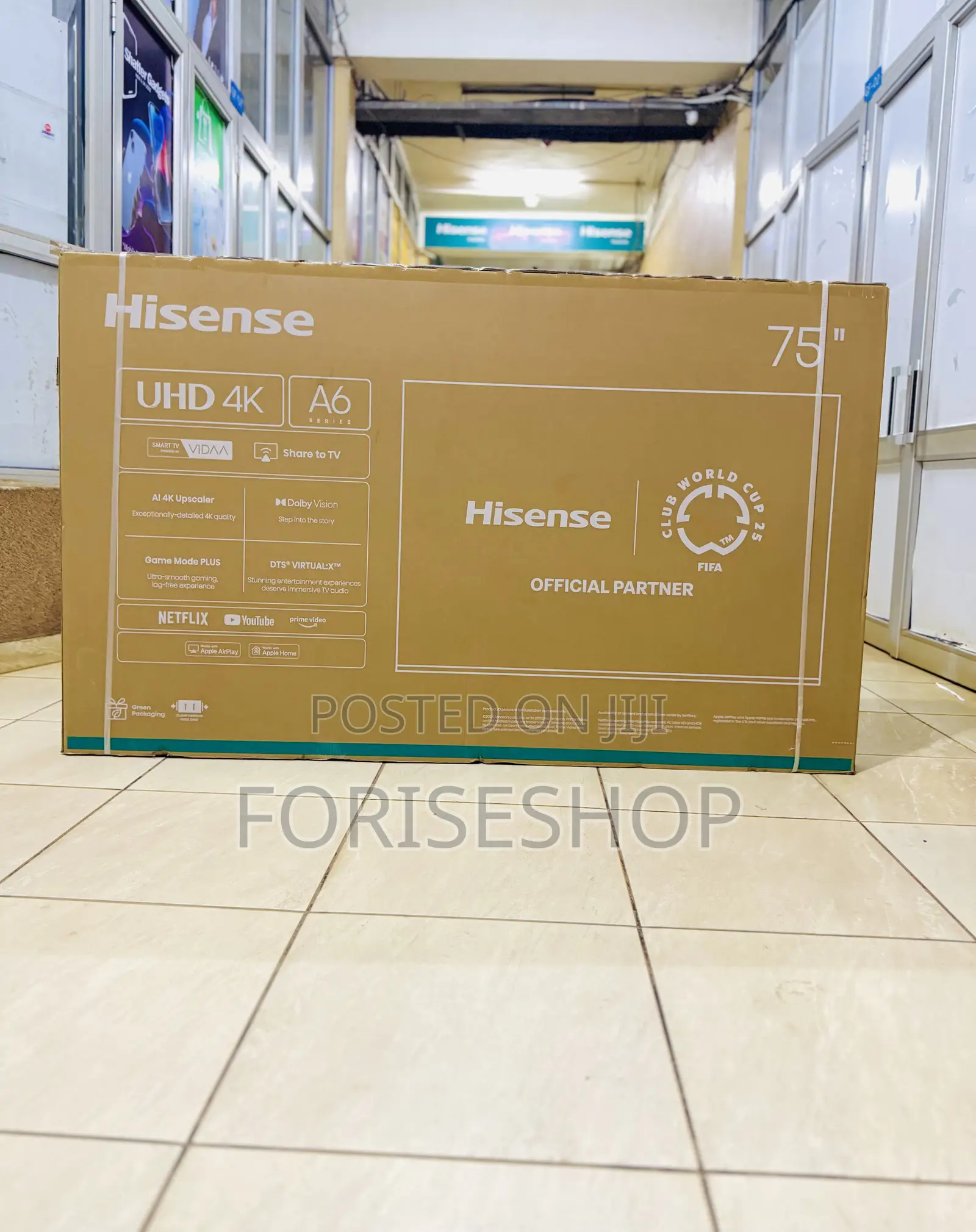 Hisense 75inch 4k Uhd Smart Tv (Black Friday)