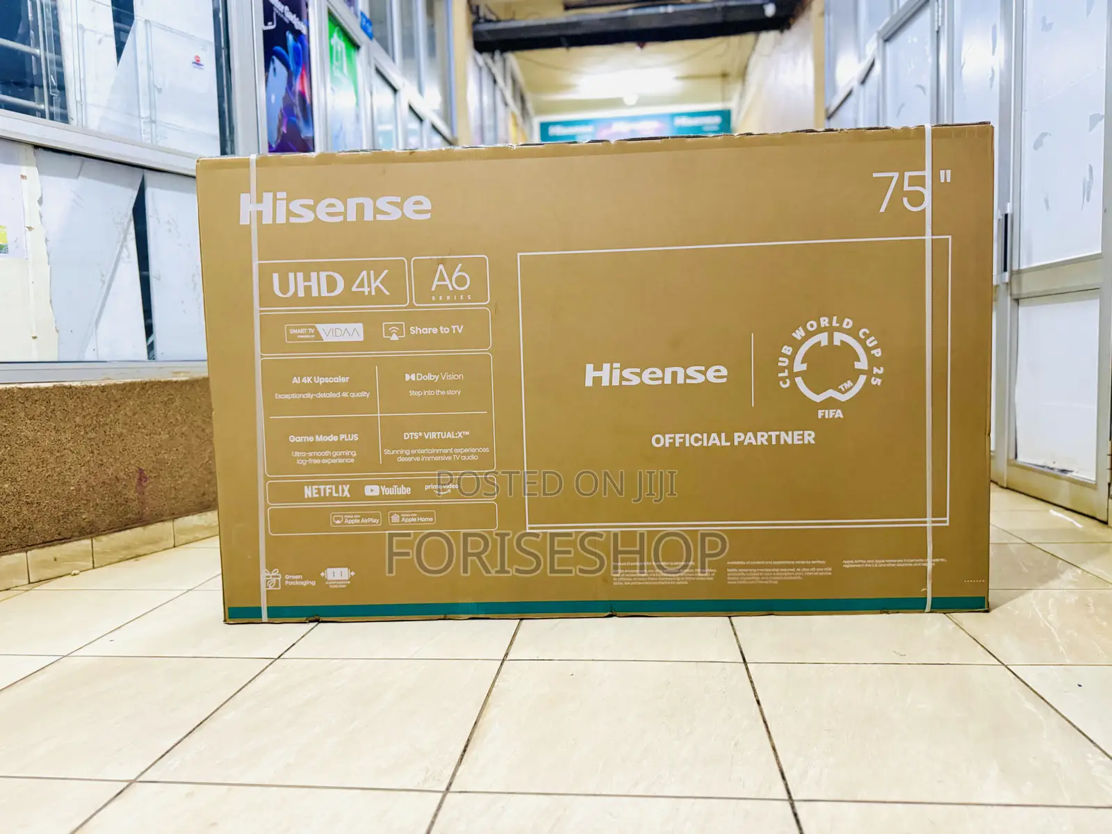 Hisense 75inch Smart Tv 3yr Warranty (Black Friday)