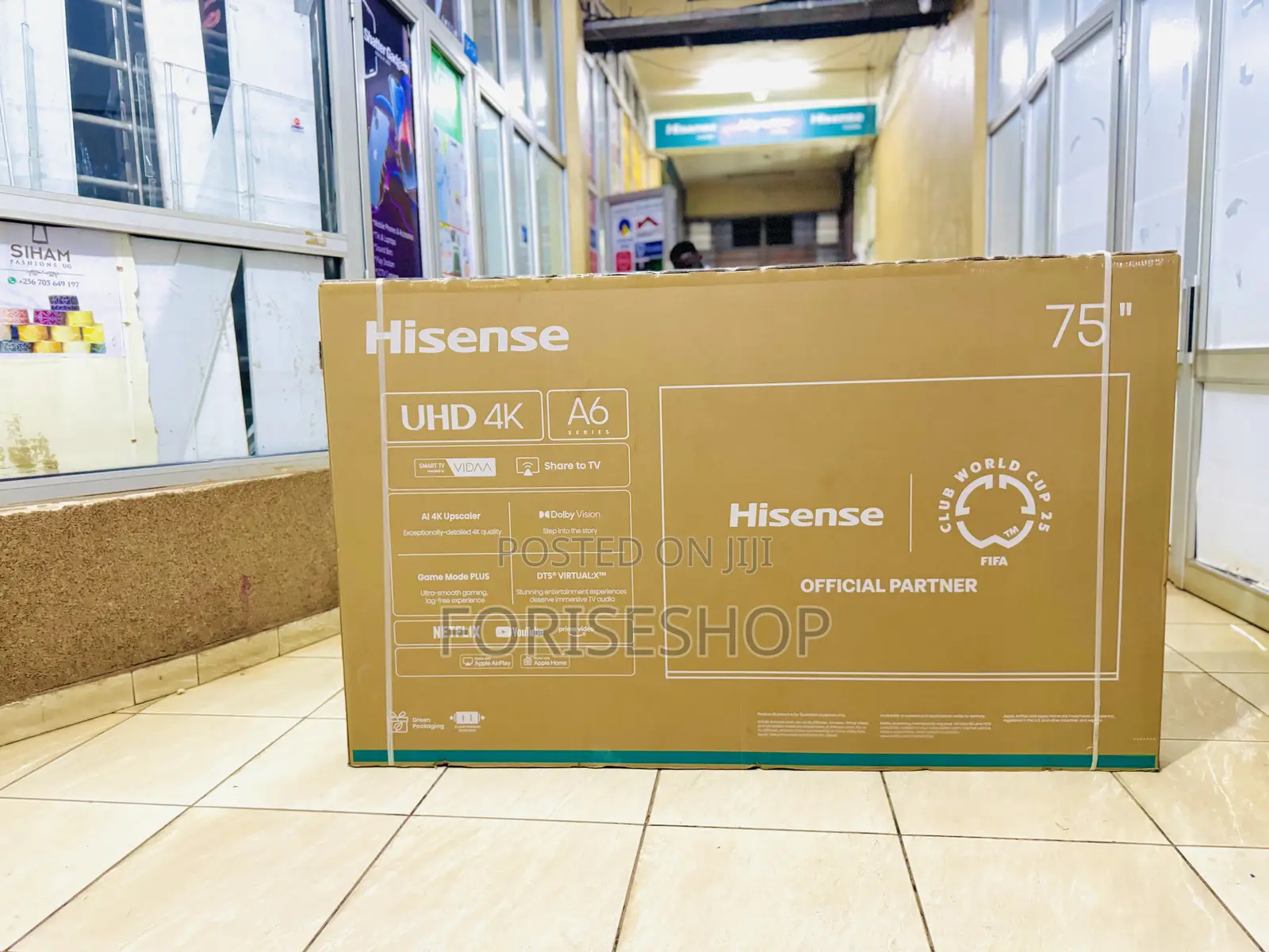 Hisense 75inch Smart Tv 3yr Warranty (Black Friday)