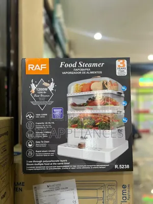 Raf Food Steamer With 3years Warranty