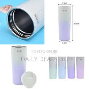 Stainless Steel Thermos Mug Colorful Double Wall Portable Outdoor