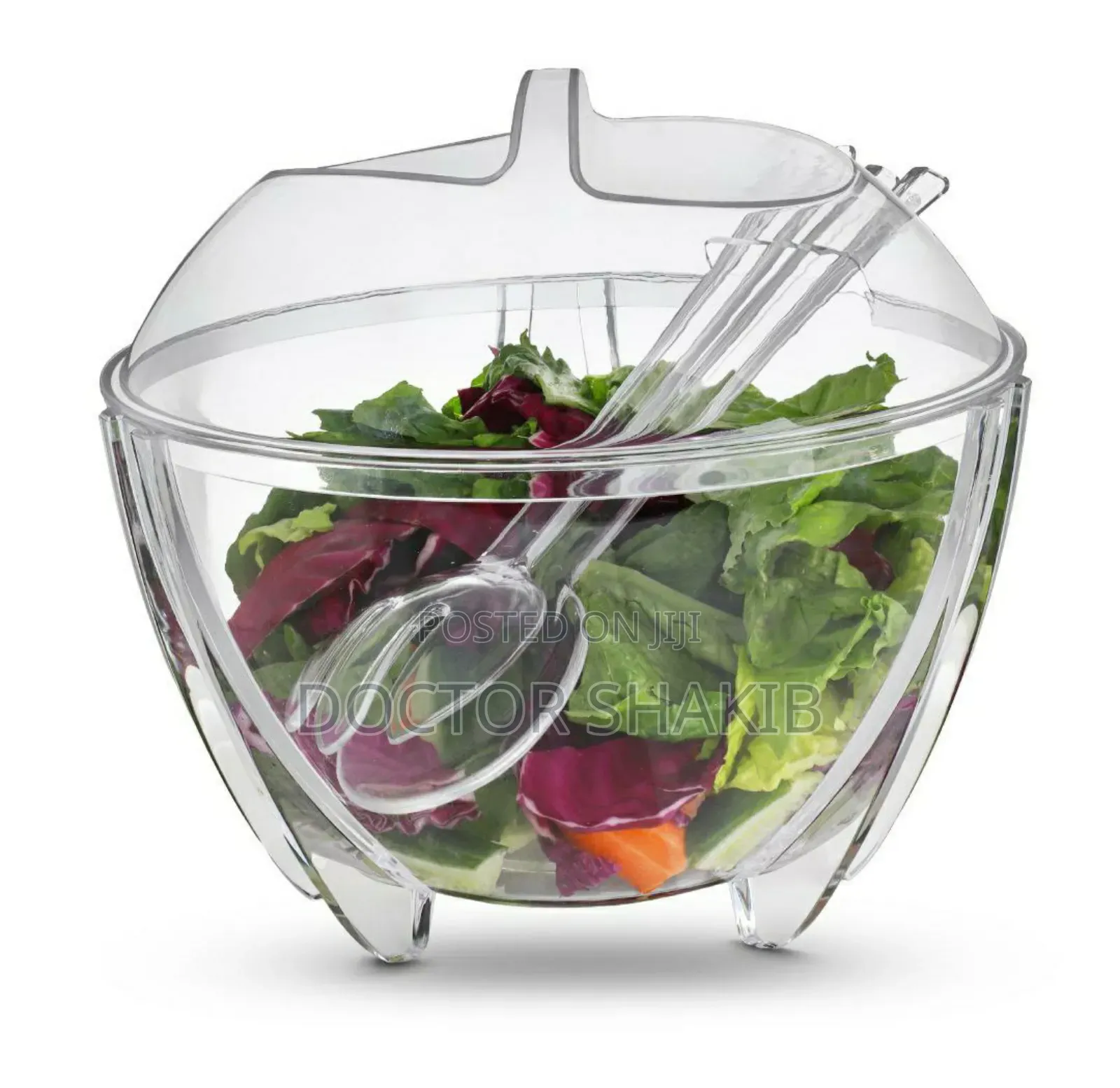 Strong Prodyne Acrylic Salad Bowl With Servers
