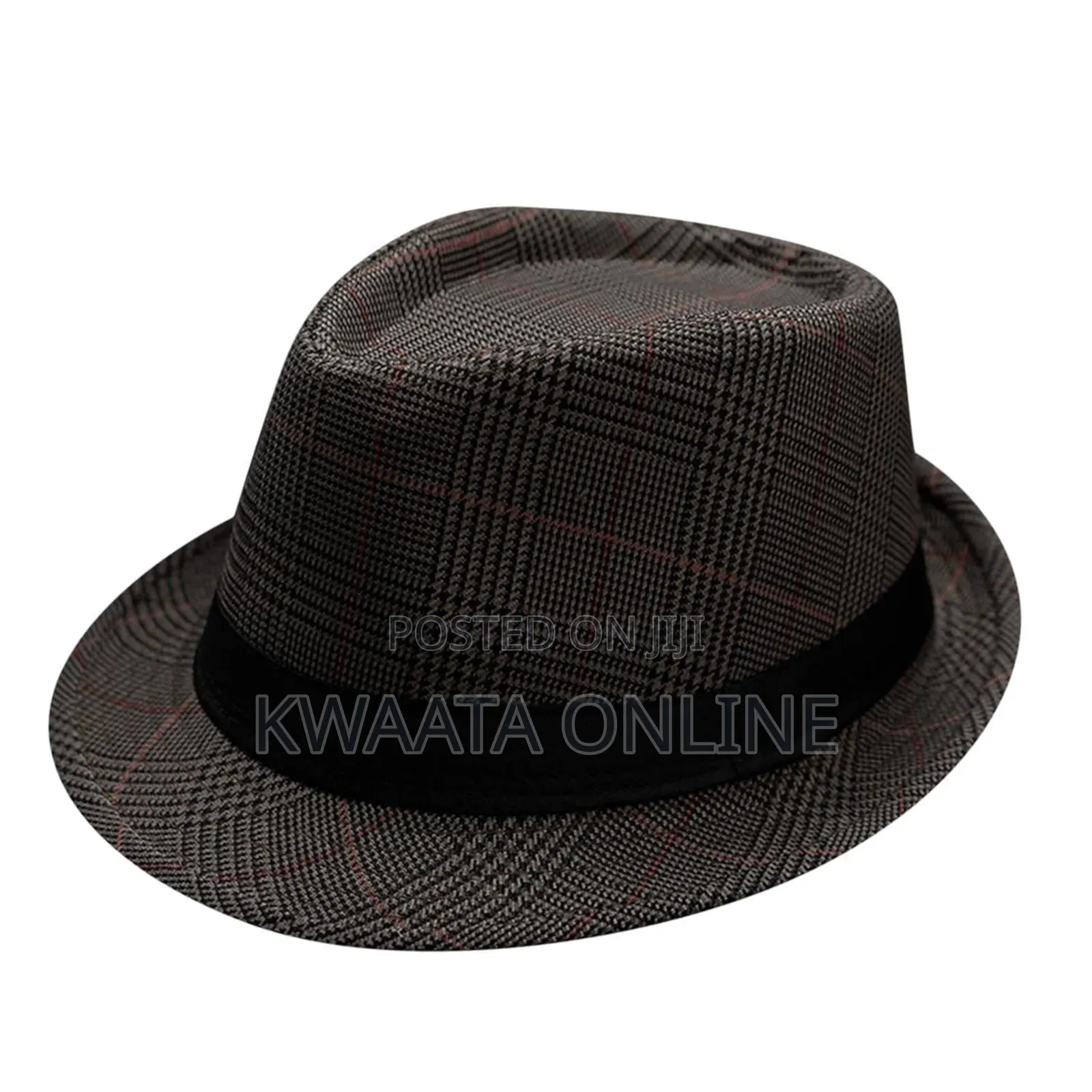 Plaid Printed Summer Cowboy Sun Hat Wide Brim Travel Sun Cap