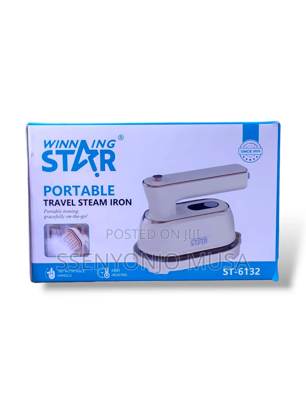 Winning Star Portable Travel Steam Iron -1000w, Fast Heating
