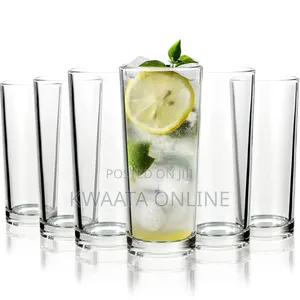 Luminarc High Ball Tumbler Drink Glasses 330ml Islande, Pack of 6