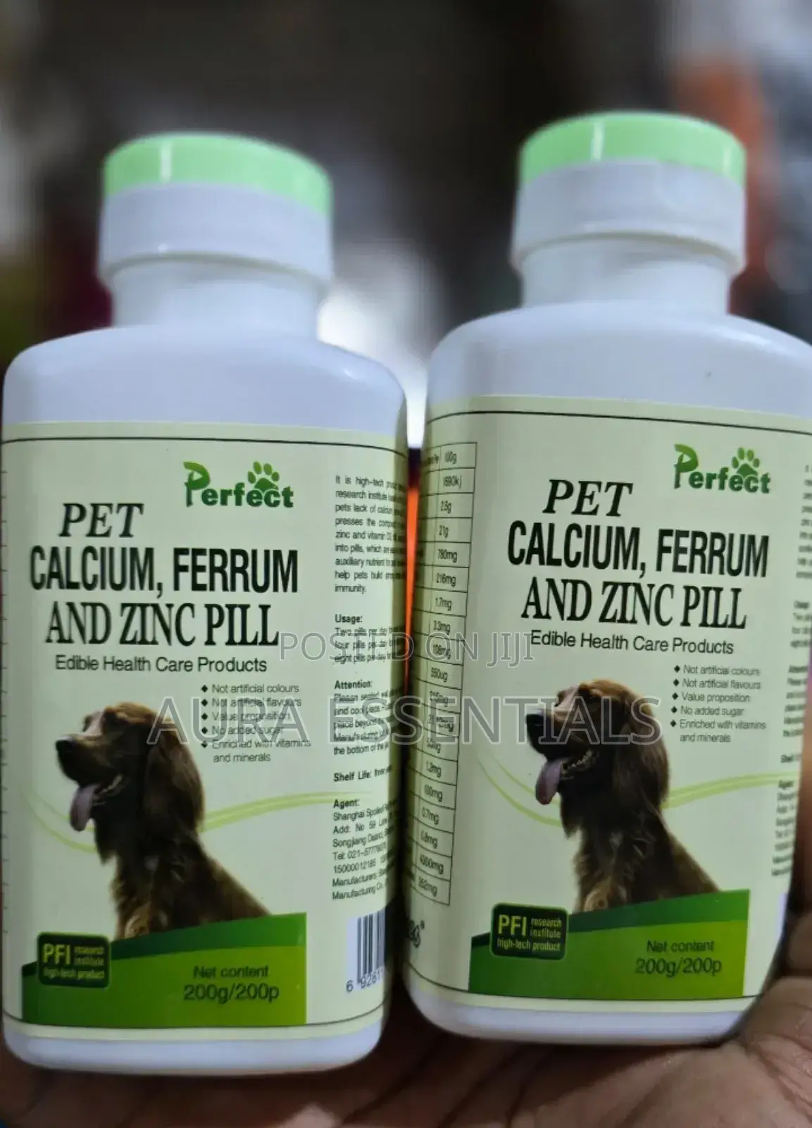 Perfect Pet Calcium, Ferrum And Zinc Pills