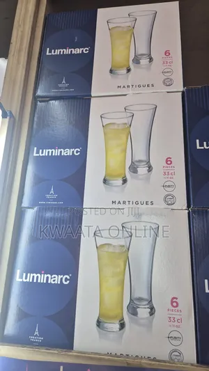 6 Piece Luminarc Martigues Glass Transparent Glass 330 Ml