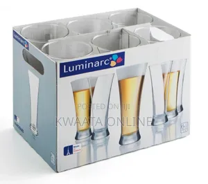 6 Piece Luminarc Martigues Glass Transparent Glass 330 Ml