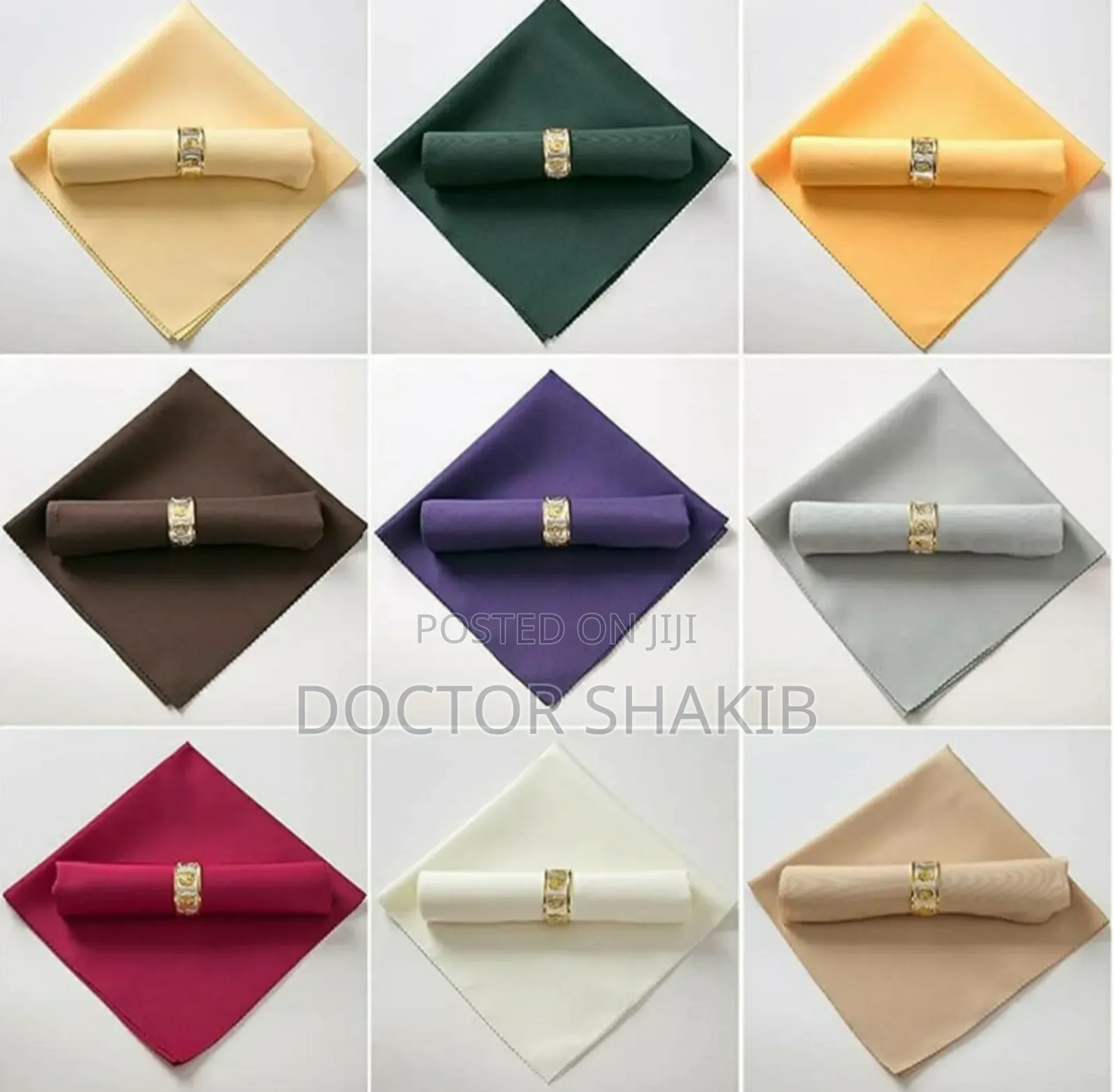 New 10pcs Hotel Quality Resusable Napkins Set