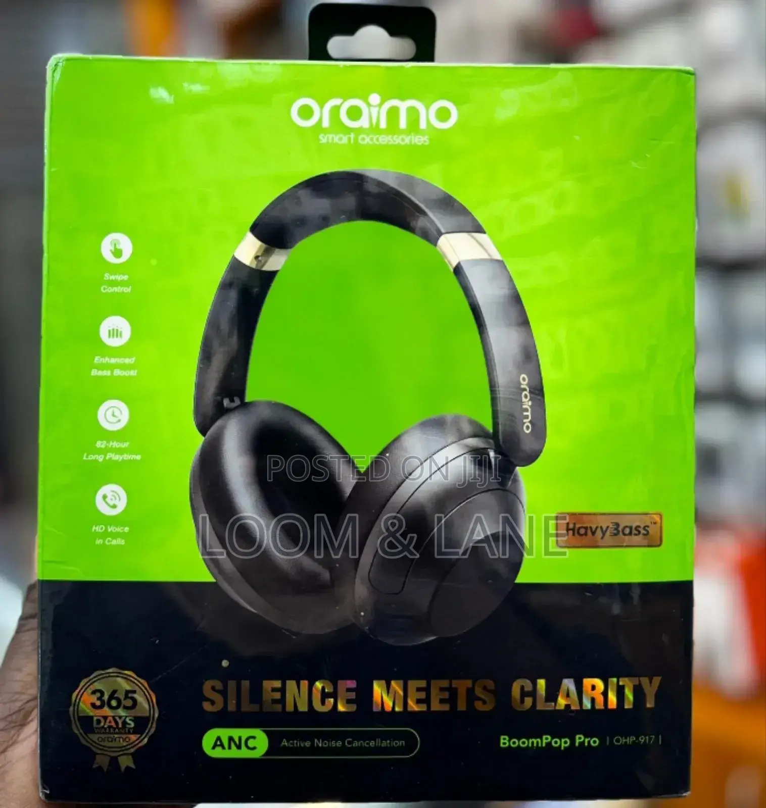 Oraimo Boompop Pro Anc Over-Ear Headphones