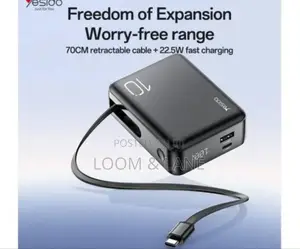 Yesido Yp70 Power Bank 22.5w Led Digital Display