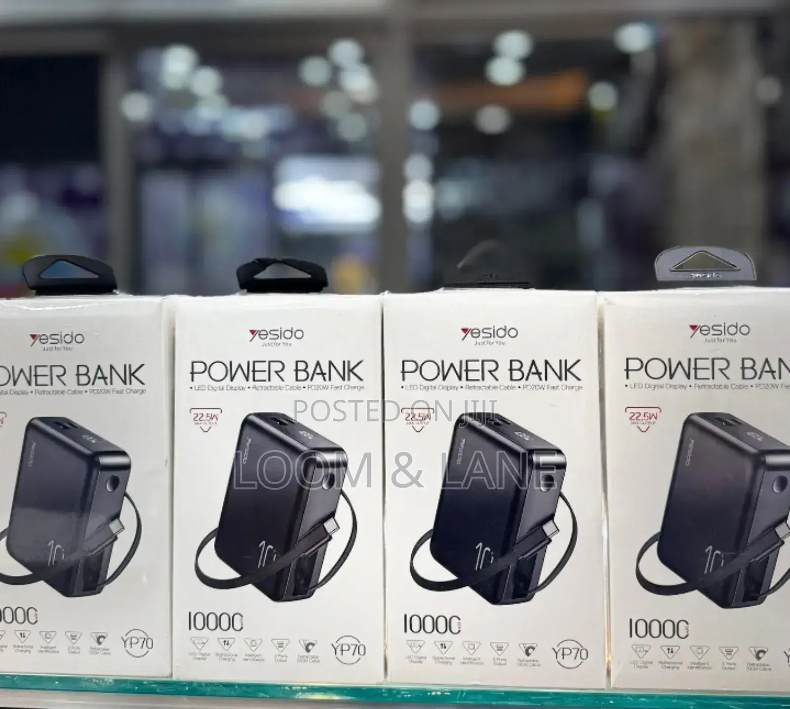 Yesido Yp70 Power Bank 22.5w Led Digital Display