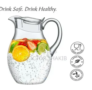 Strong Clear Acrylic Water Pitcher Jug