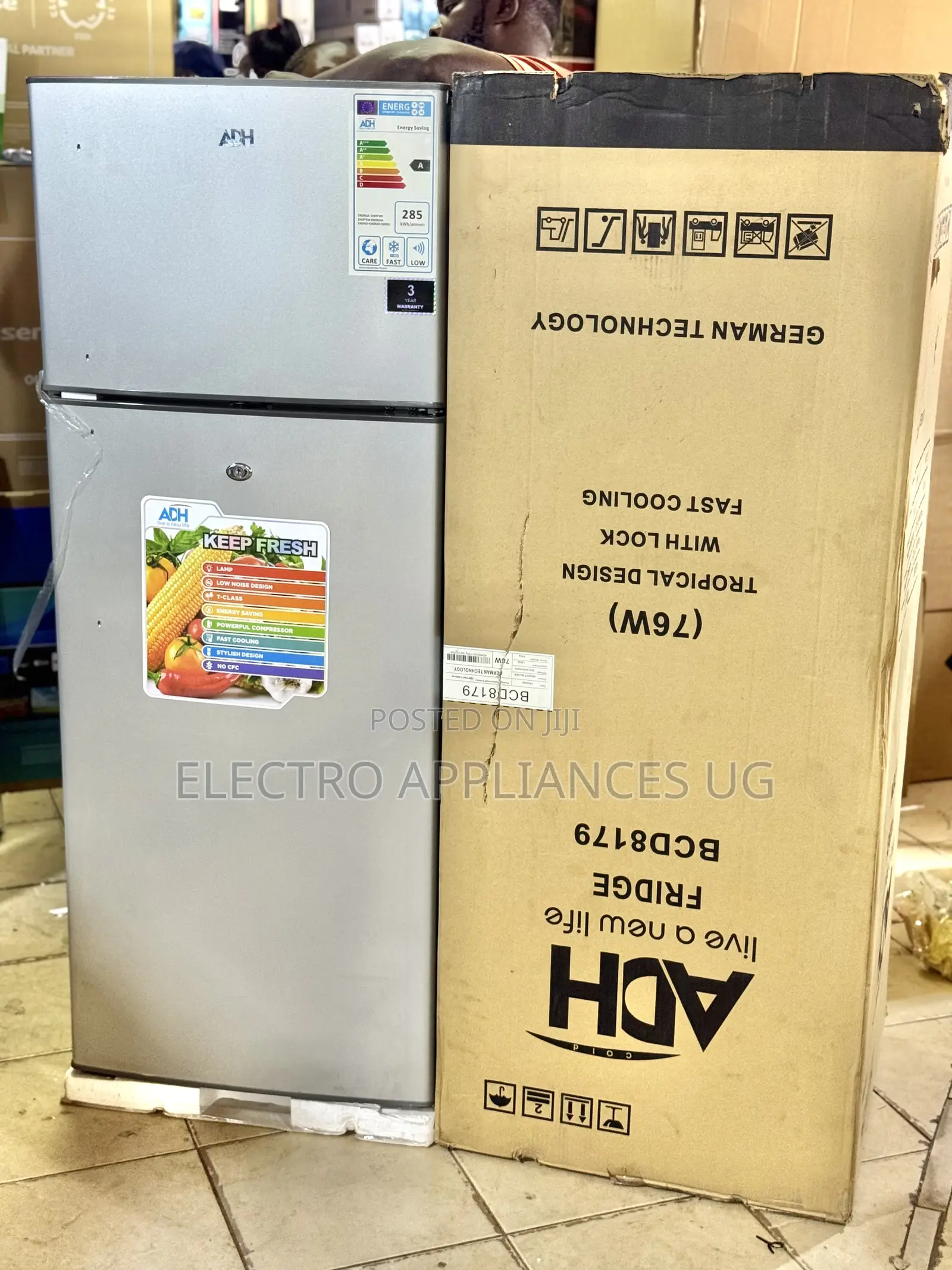 ADH 276 litres Double Door Refrigerator