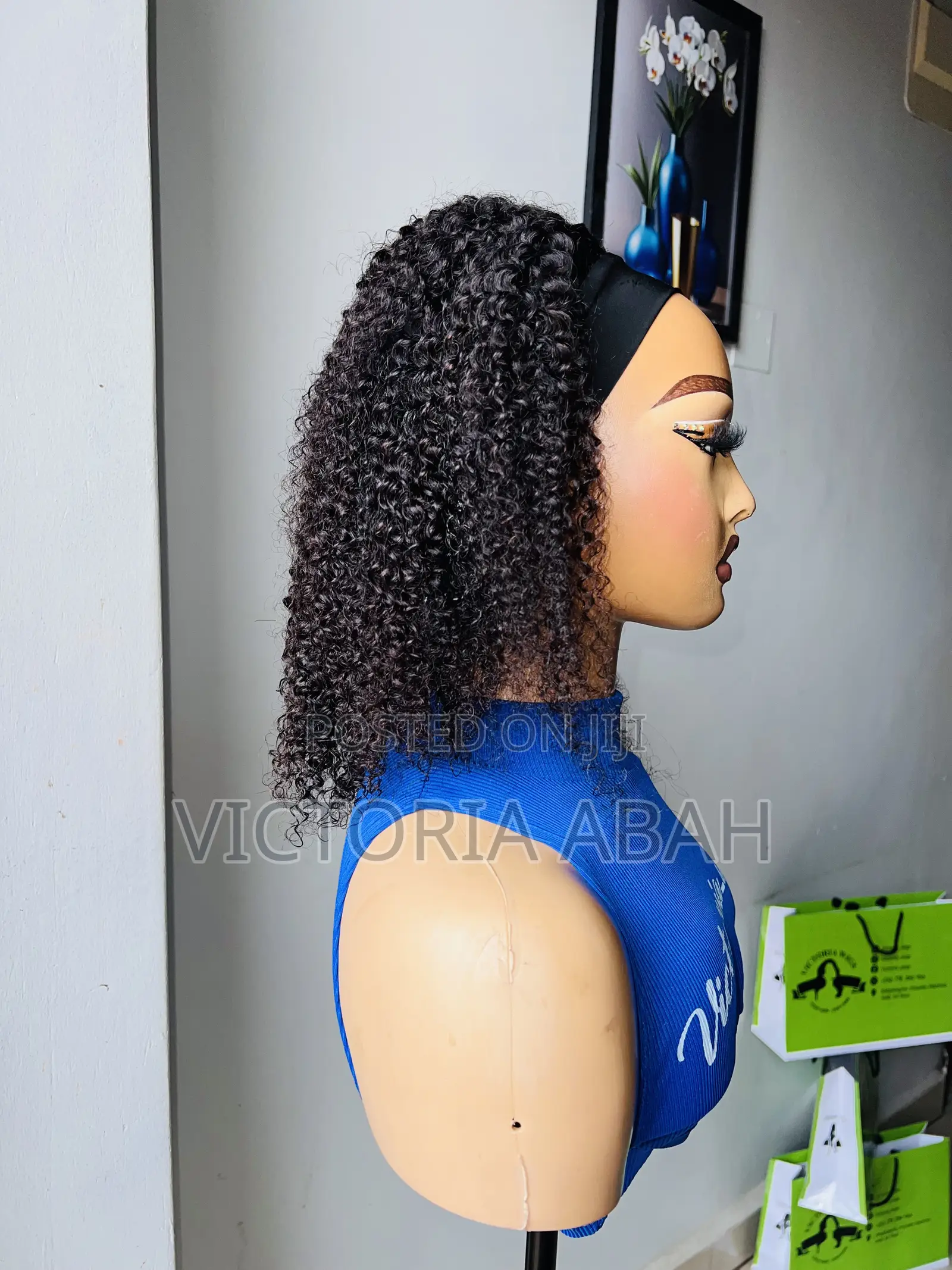 Human Hair Band Wig