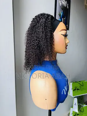 Human Hair Band Wig