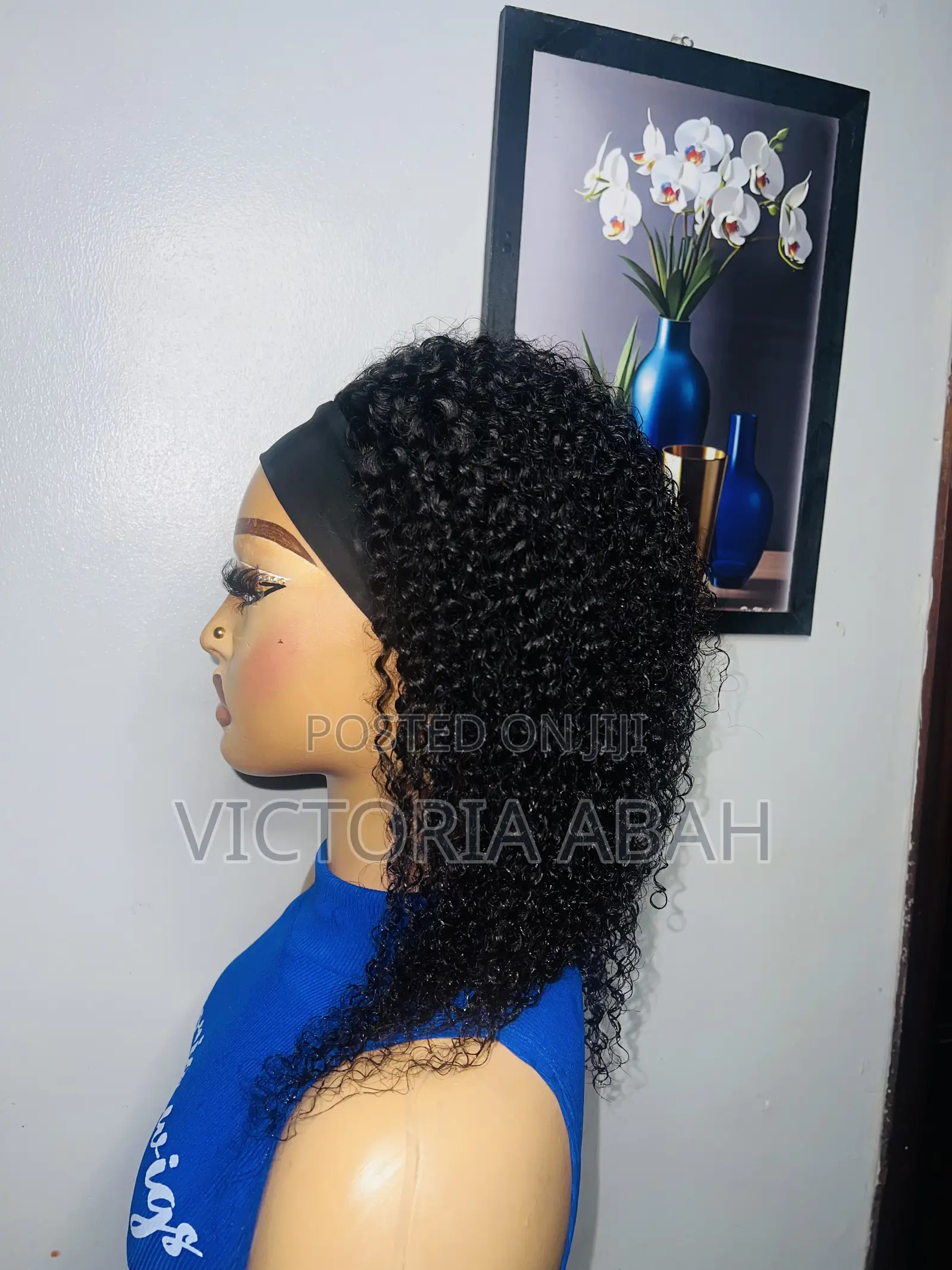Human Hair Band Wig