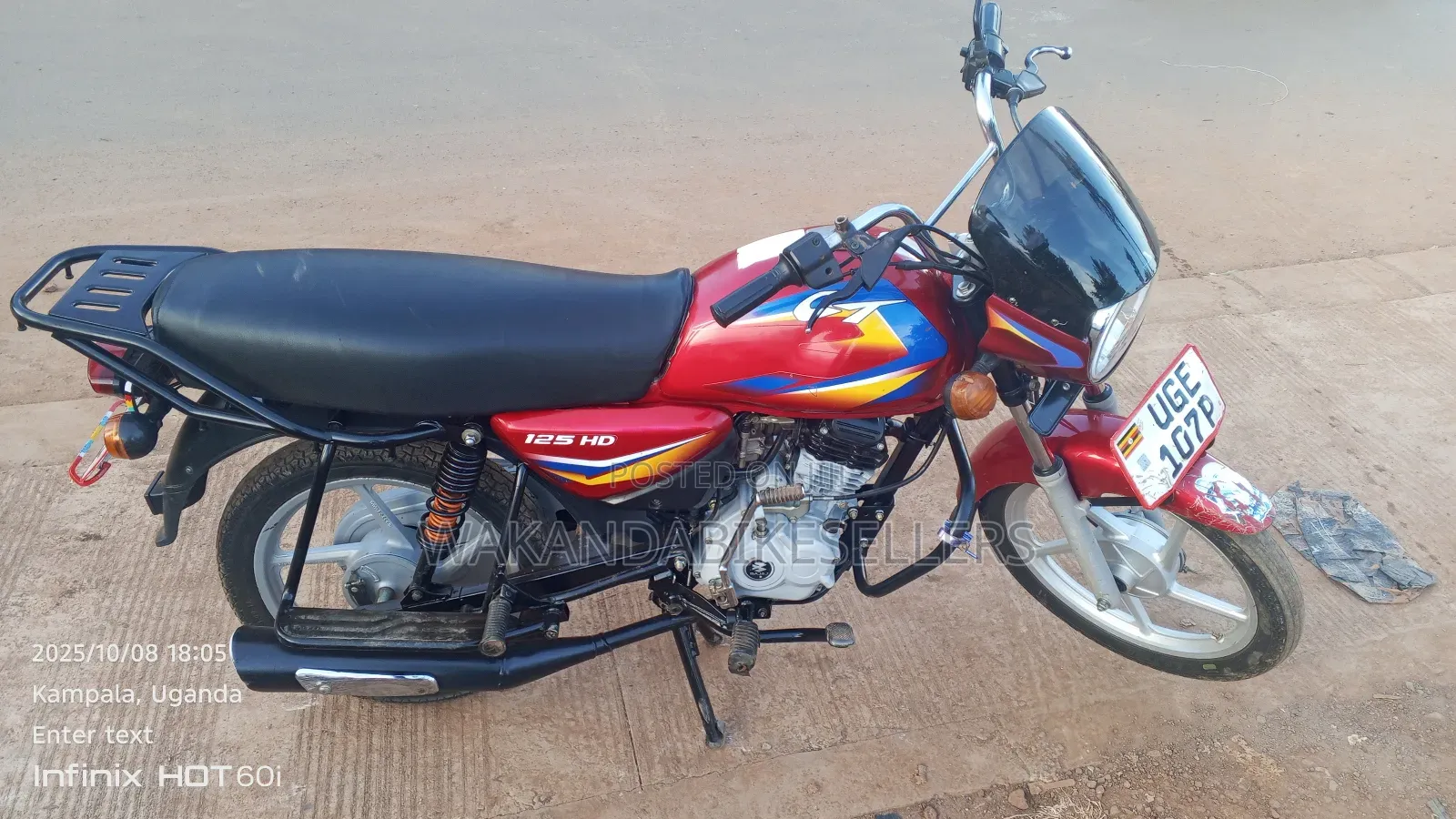 Bajaj Boxer 125 2024 Red