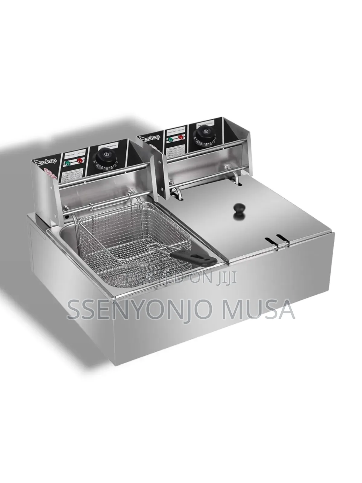 Nima Japan Og-df03 Electric Double Deep Fryer - 5000w, 2 X 2500w