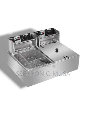 Nima Japan Og-df03 Electric Double Deep Fryer - 5000w, 2 X 2500w