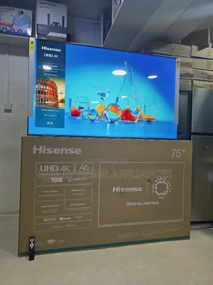 Newly Restocked Hisense 75inches 75a6n/Q Uhd4k A6series Vidaa Smart Tv