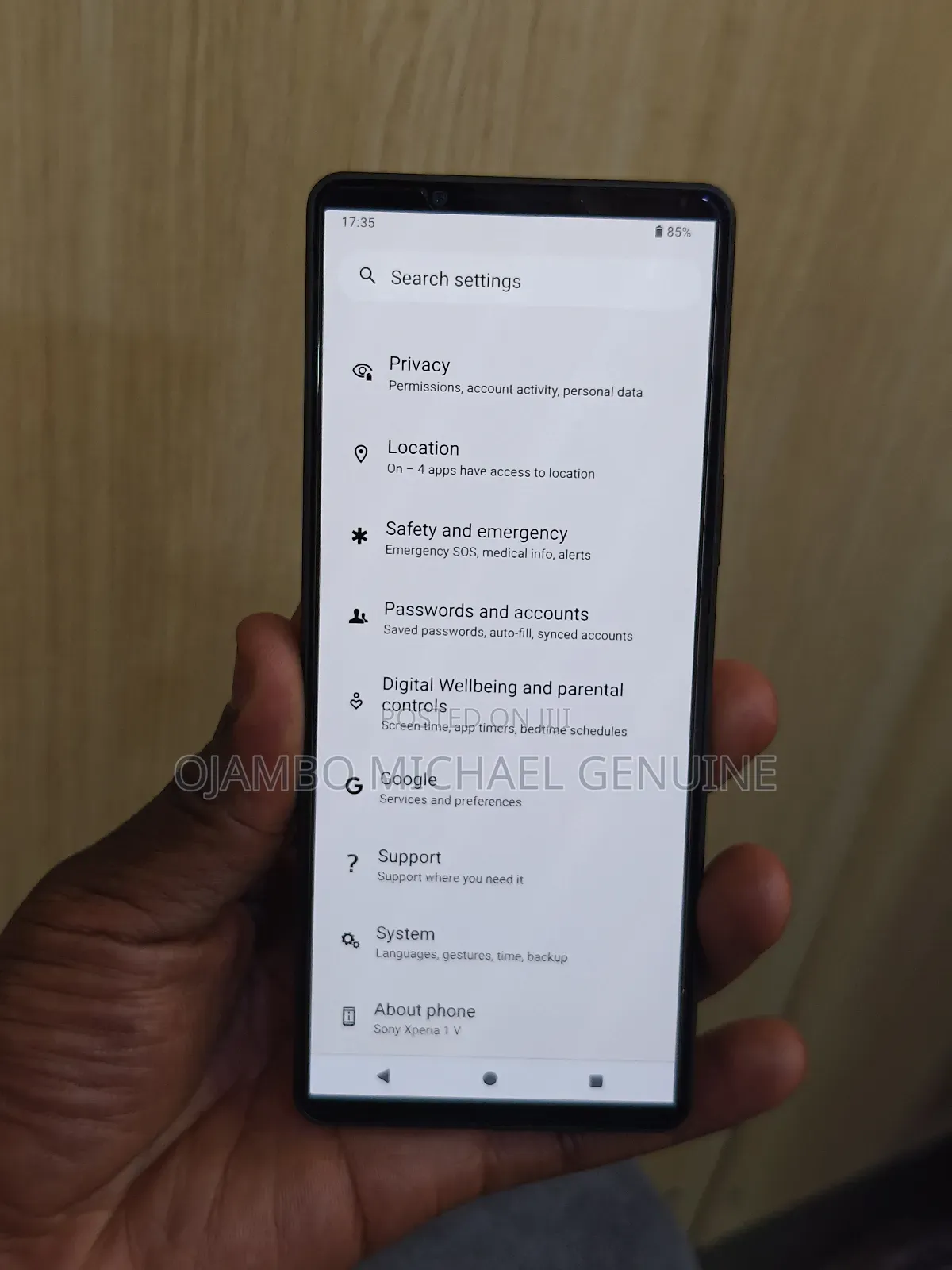 Sony Xperia 1 V 256 GB Black
