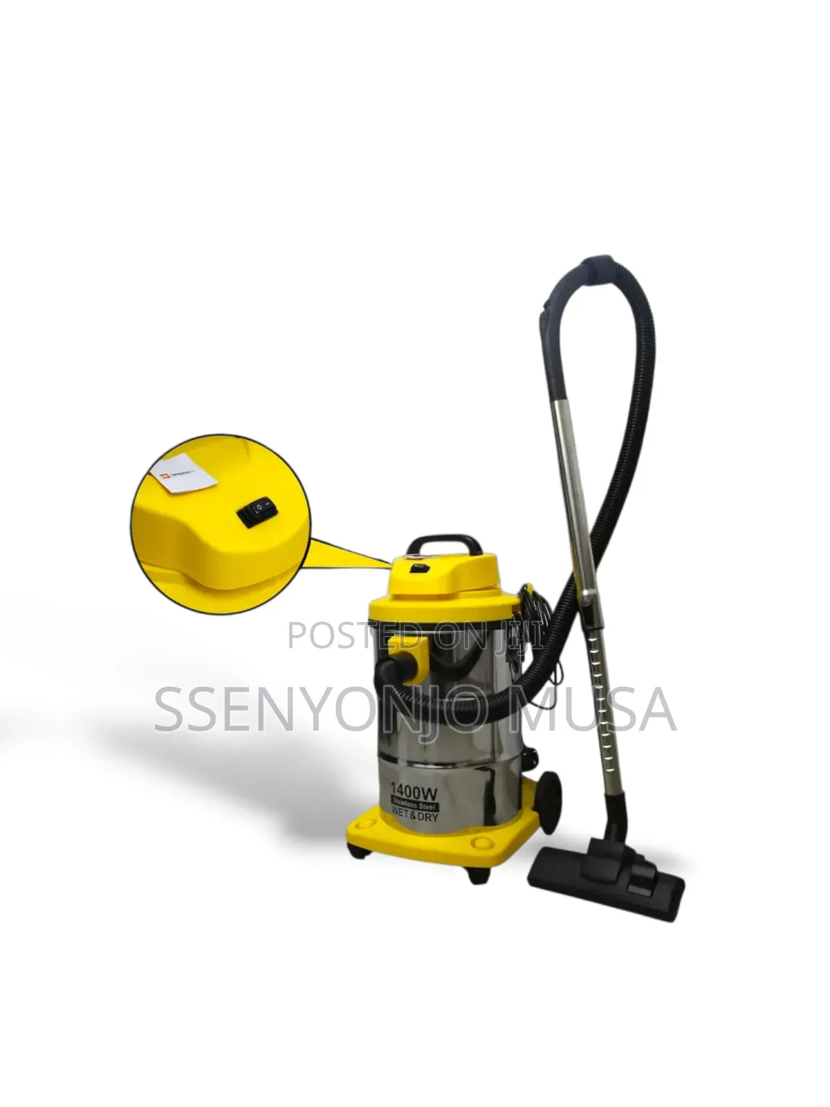 Sayona Vacuum 2-in-1 Wet Dry Drum Cleaner - 1400w, 21l