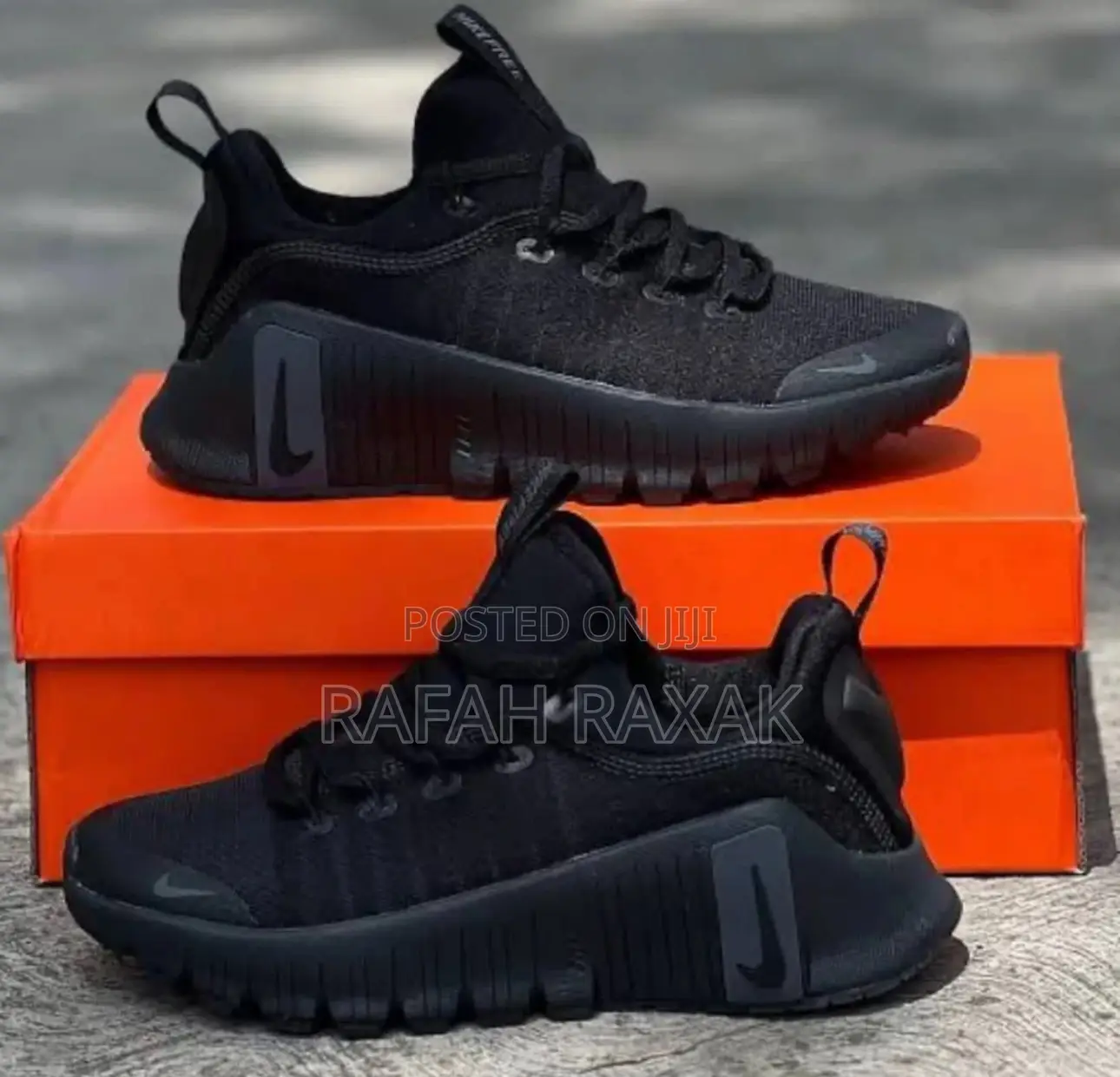 Original Triple Black Nike Free Metcon 6 Training Running Sneakers