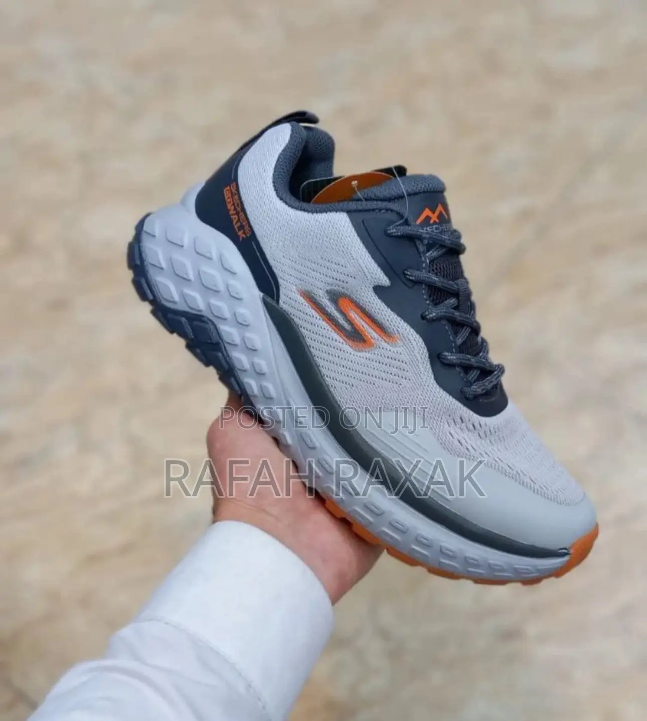 Men’S Light Grey Skechers Go Walk Slip-ins Running Sneakers
