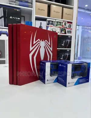 Playstation 4 Pro Fullset With 2 Controllers and 25 Games