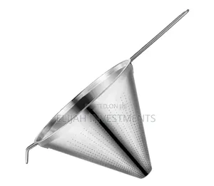Stainless Steel Funnel With a Built-in Strainer