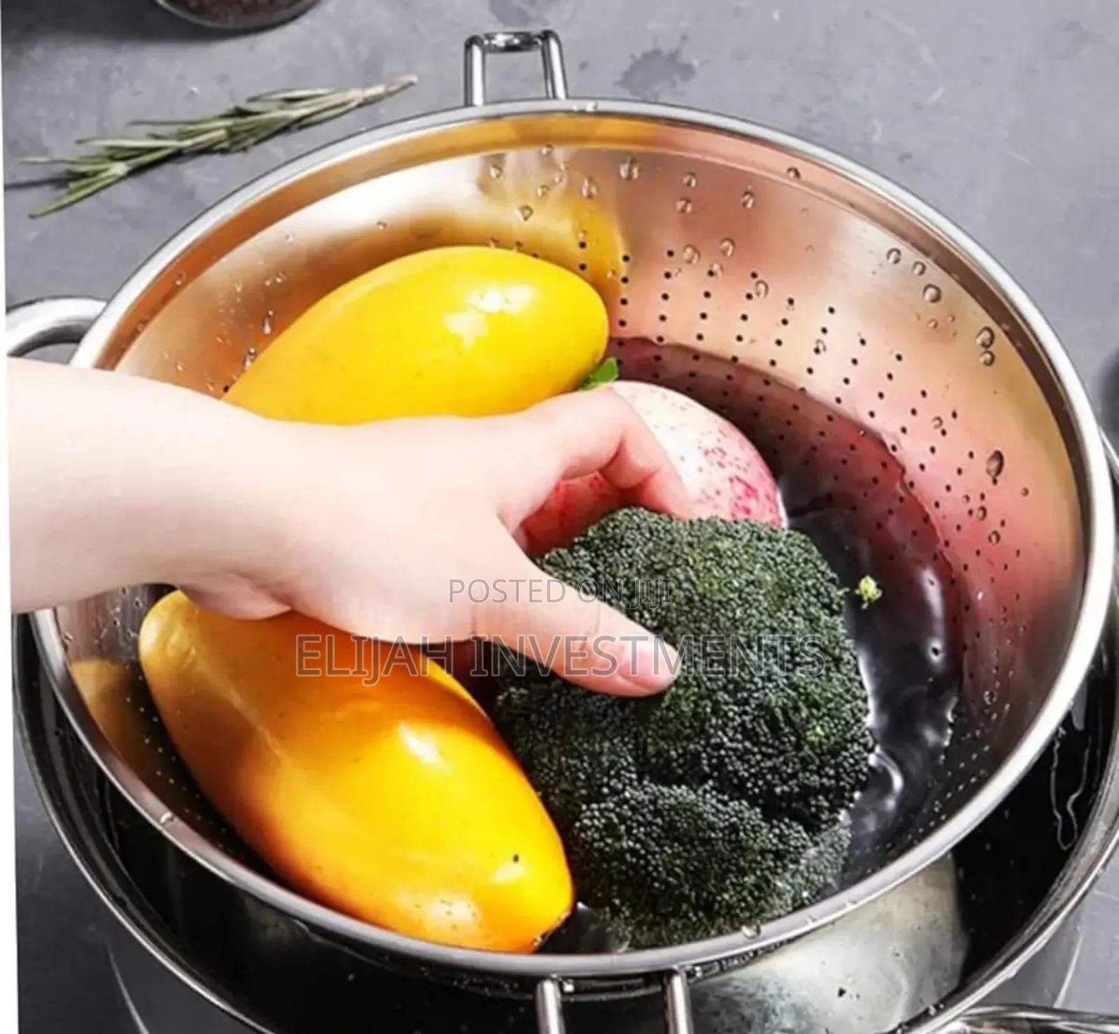 Stainless Steel Funnel With a Built-in Strainer