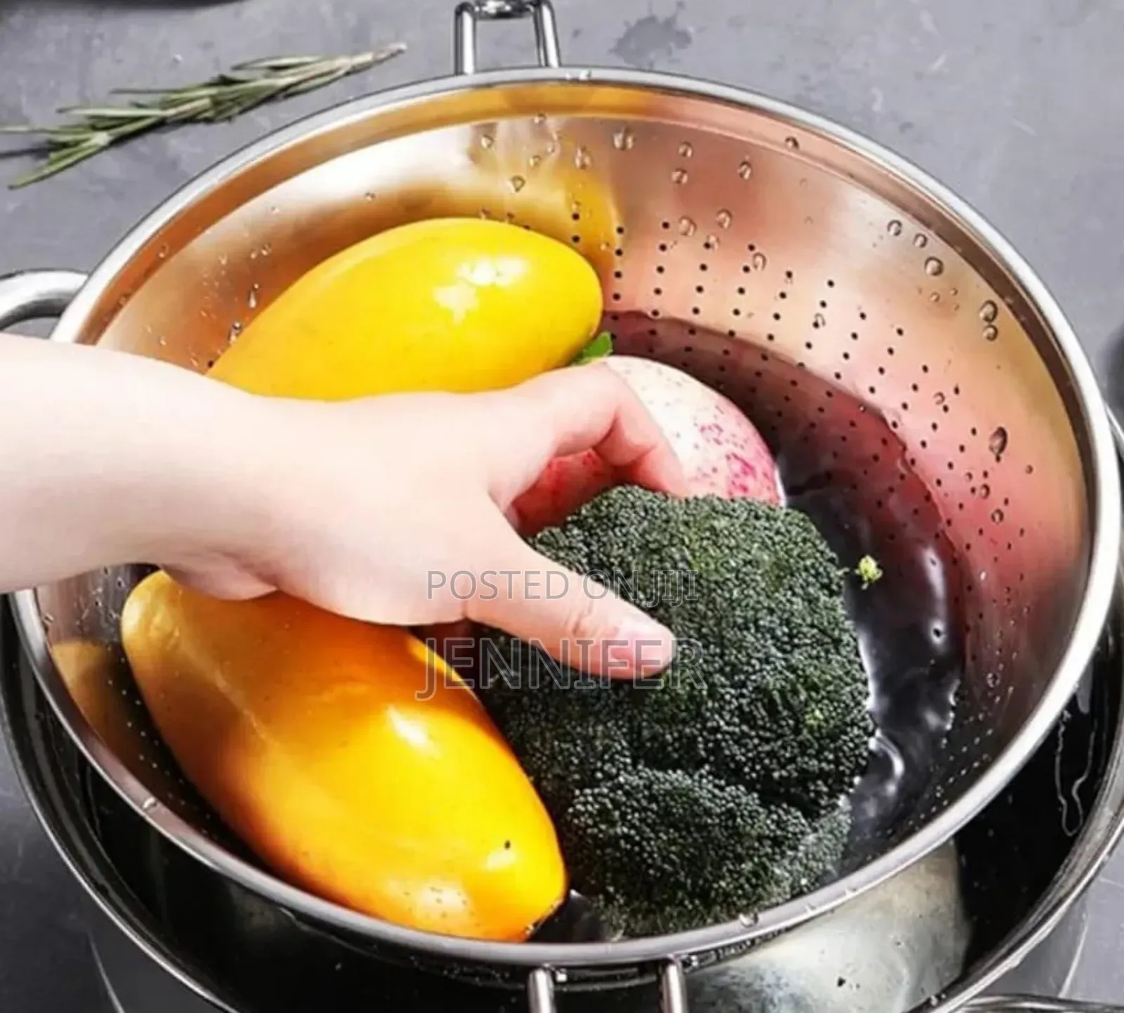 Stainless Steel Funnel With a Built-in Strainer