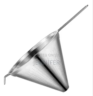 Stainless Steel Funnel With a Built-in Strainer