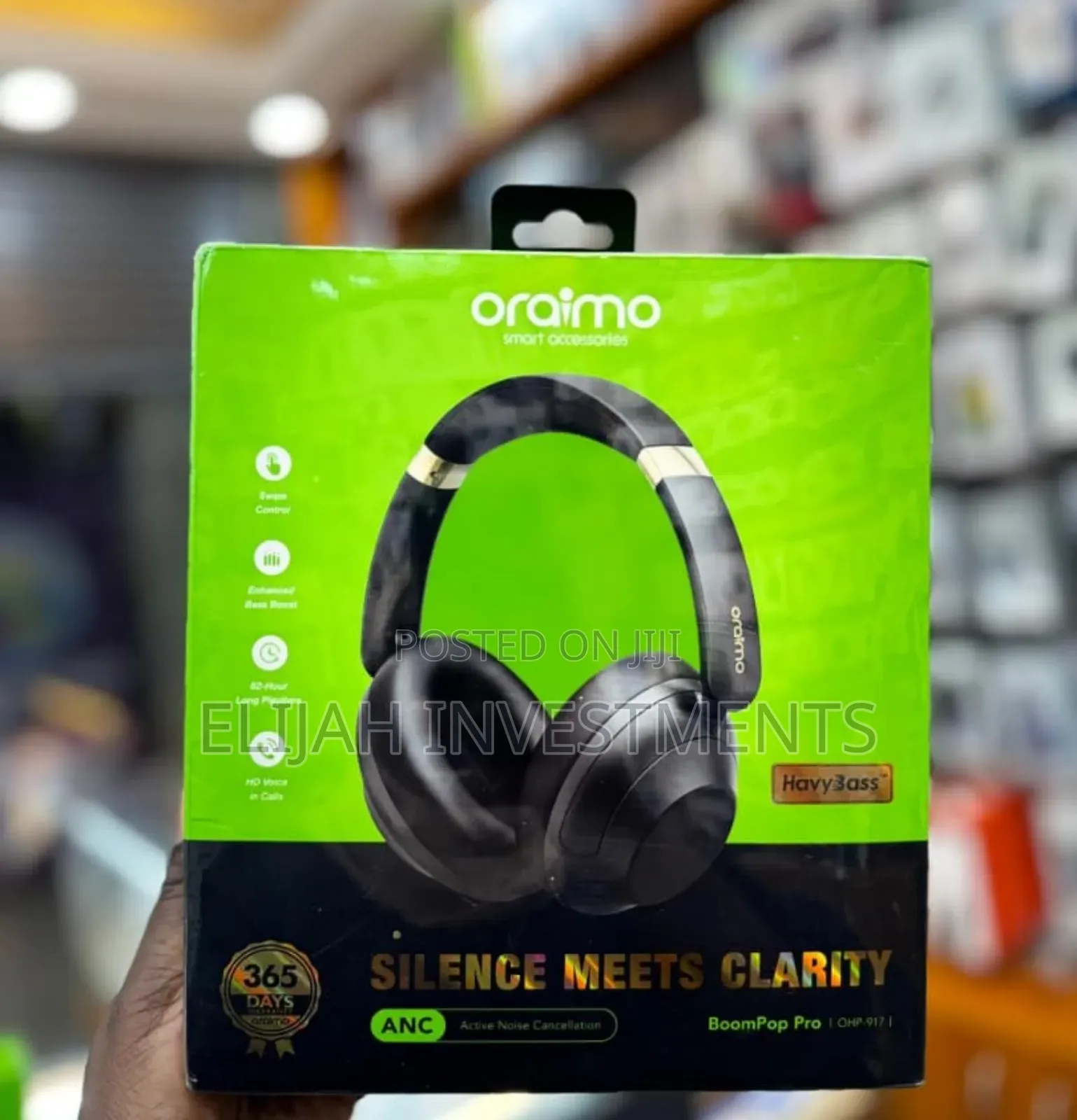 Oraimo Boompop Pro Anc Over-Ear Headphones
