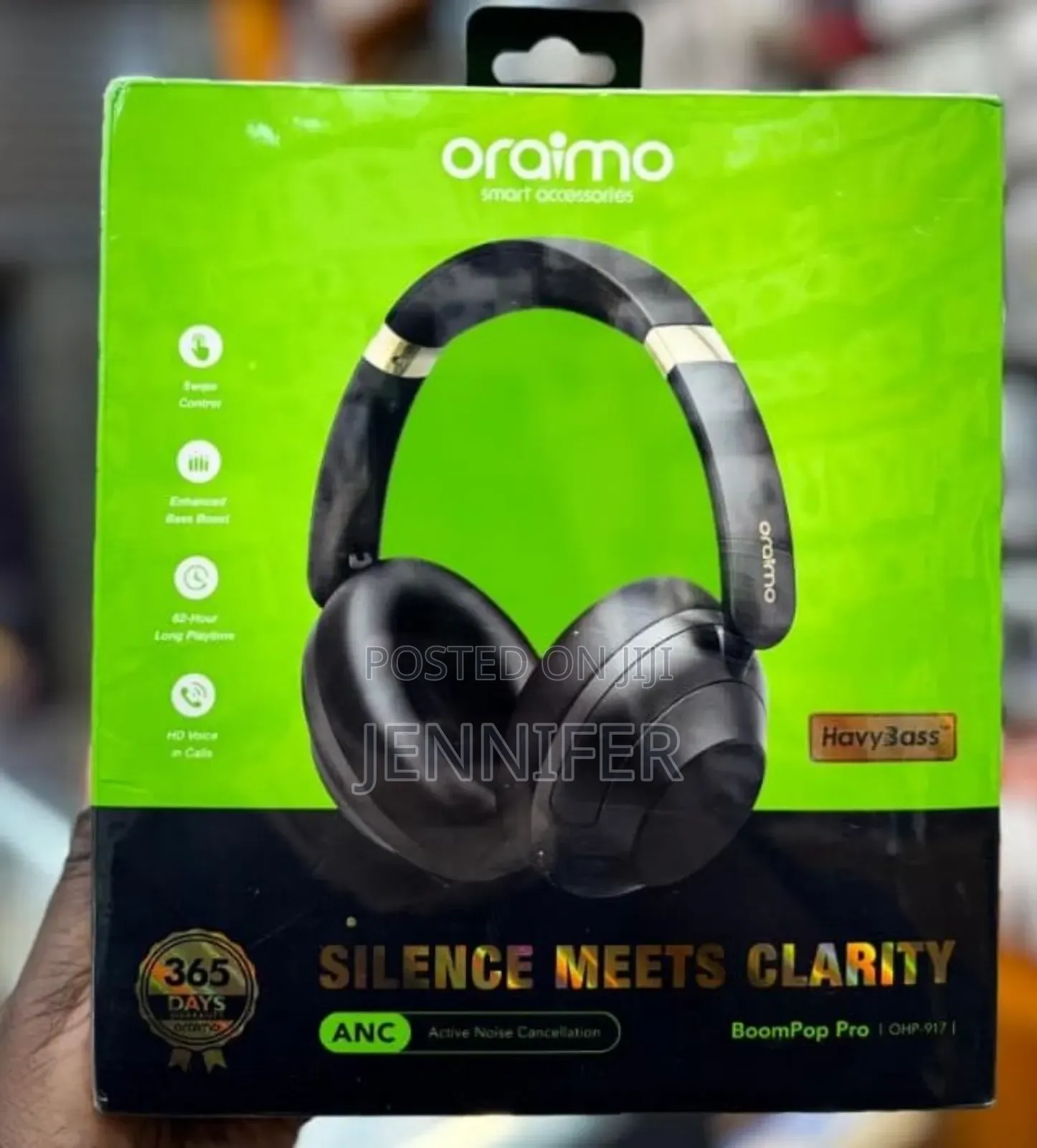 Oraimo Boompop Pro Anc Over-Ear Headphones