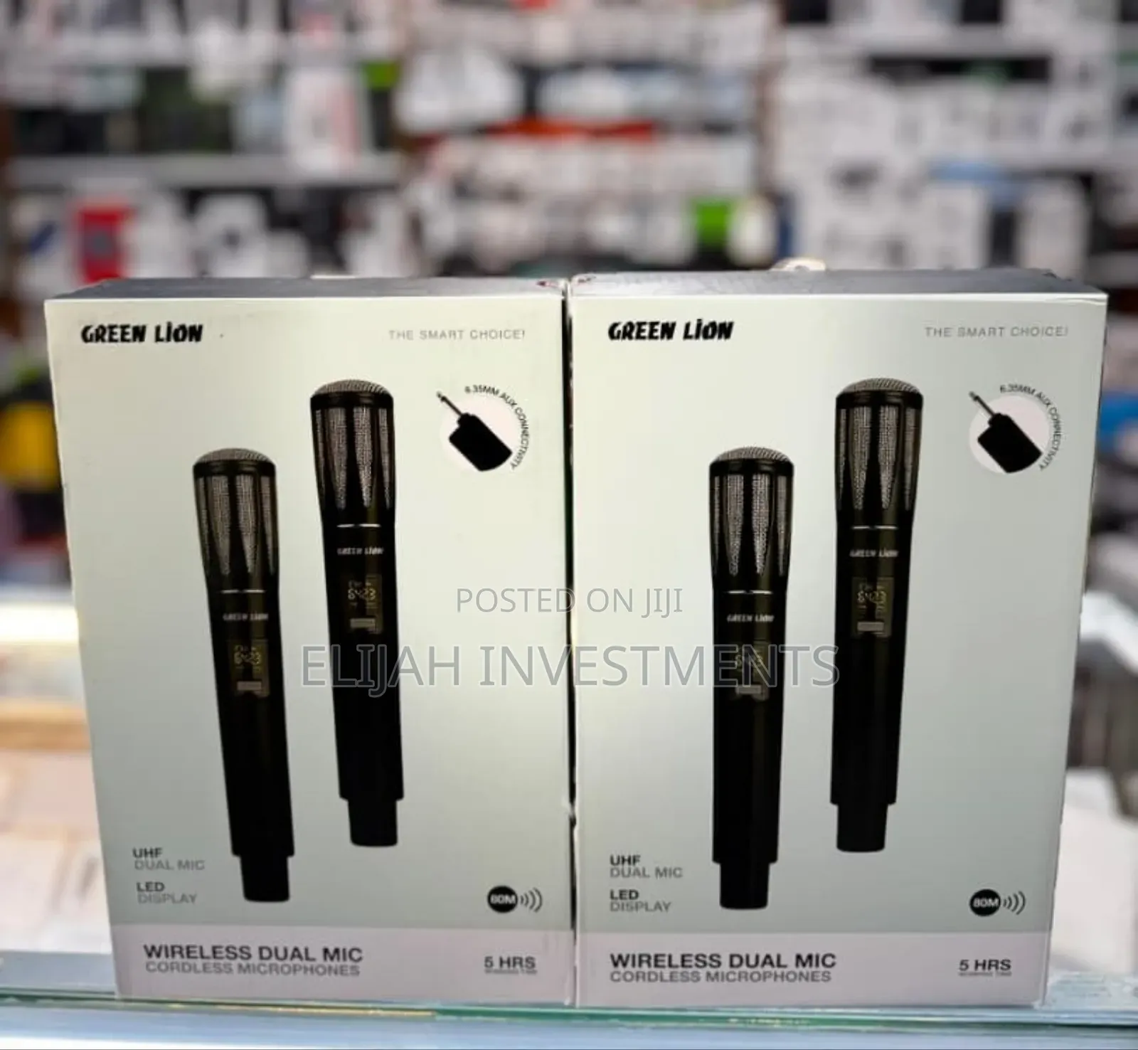 Green Lion Wireless Dual Mic Cordless Microphone
