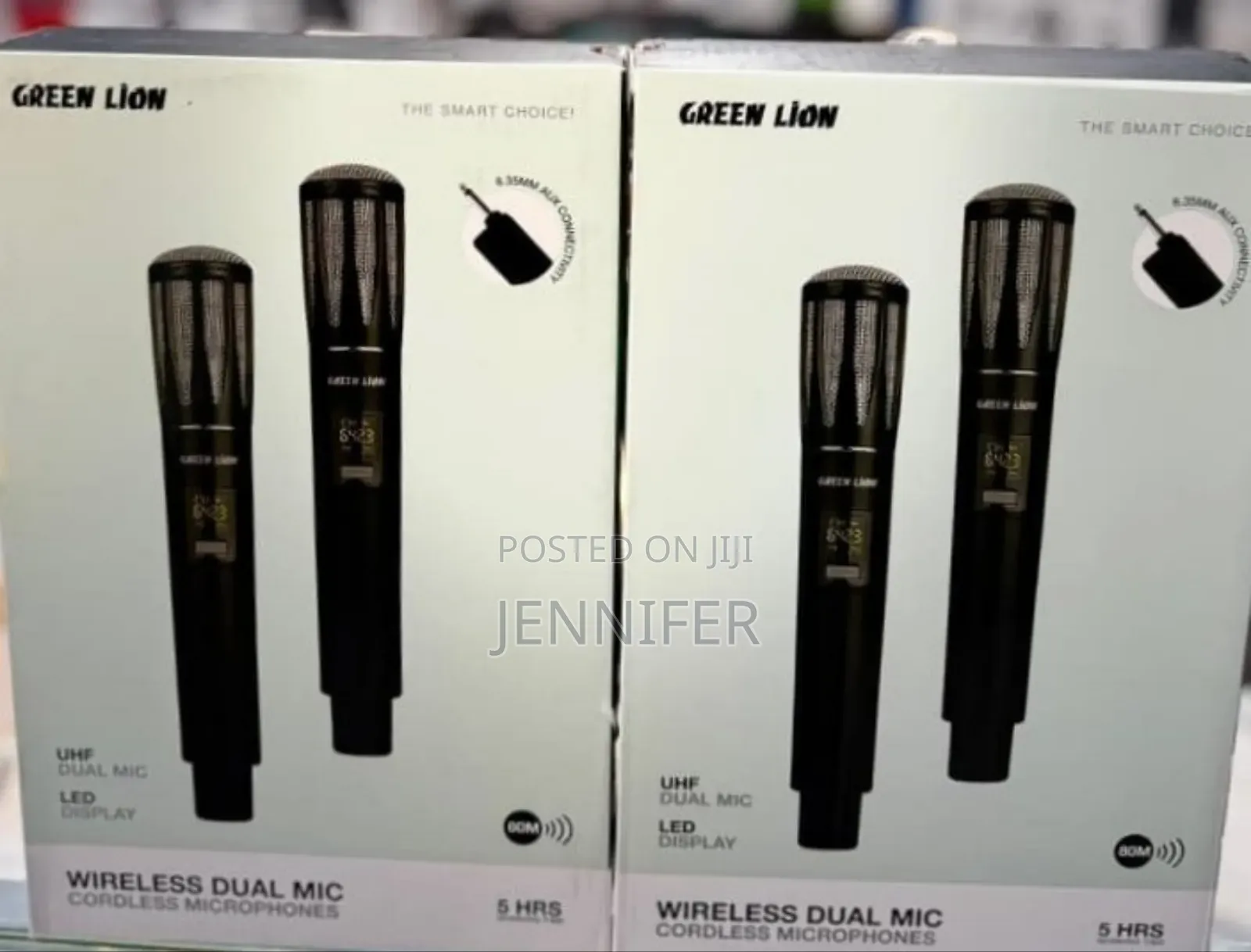 Green Lion Wireless Dual Mic Cordless Microphone