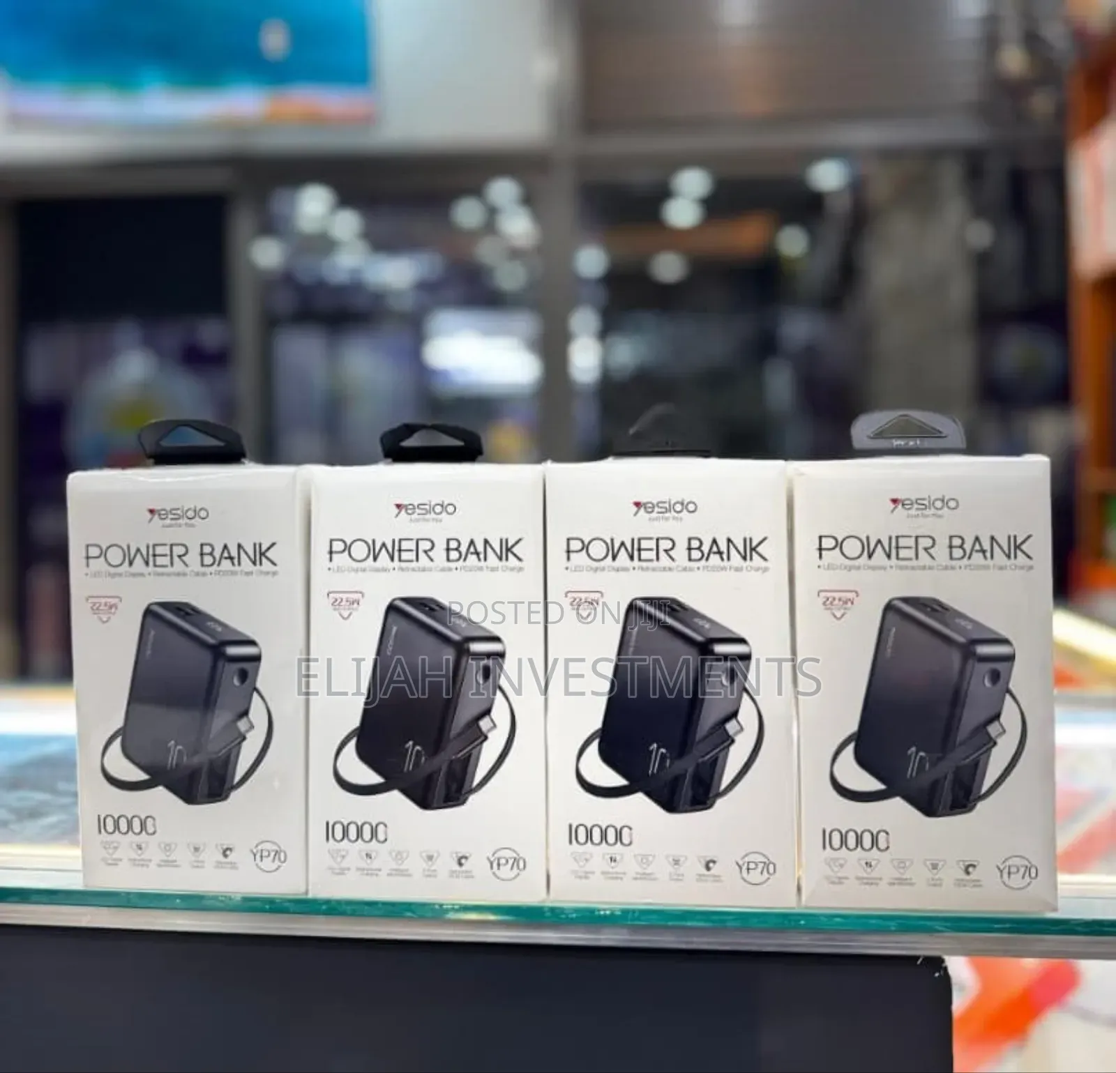 Yesido Yp70 Power Bank 22.5w Led Digital Display