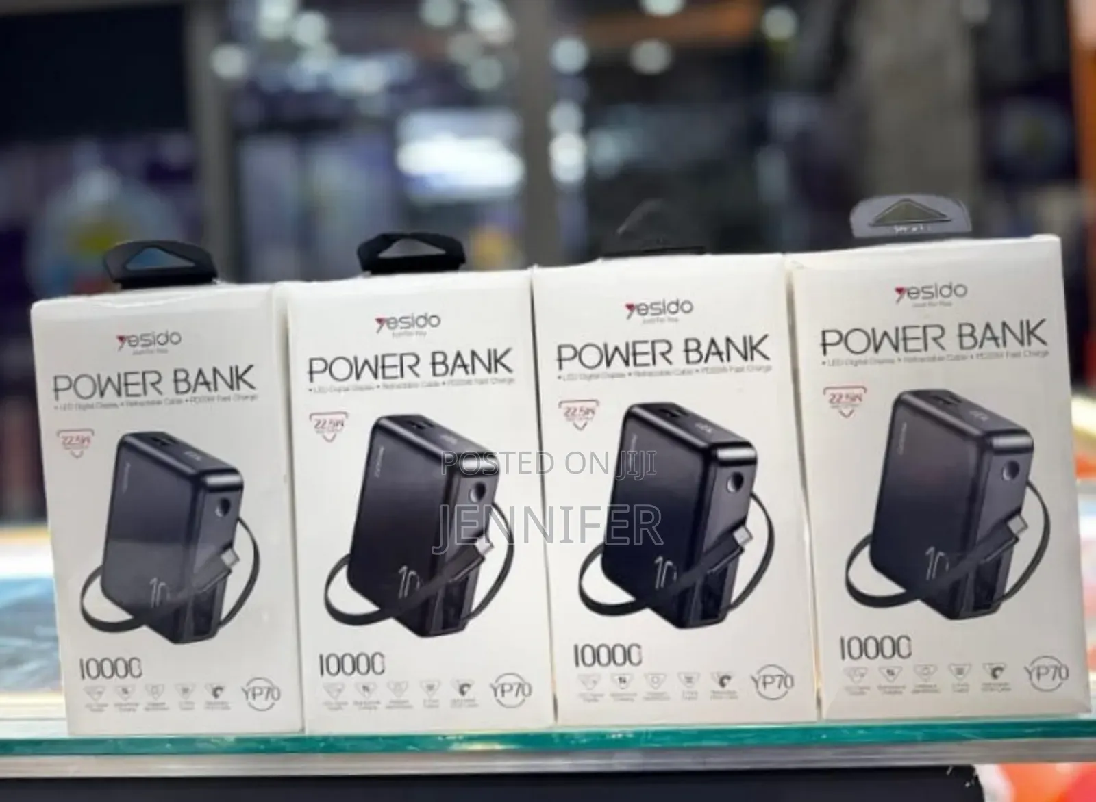 Yesido Yp70 Power Bank 22.5w Led Digital Display