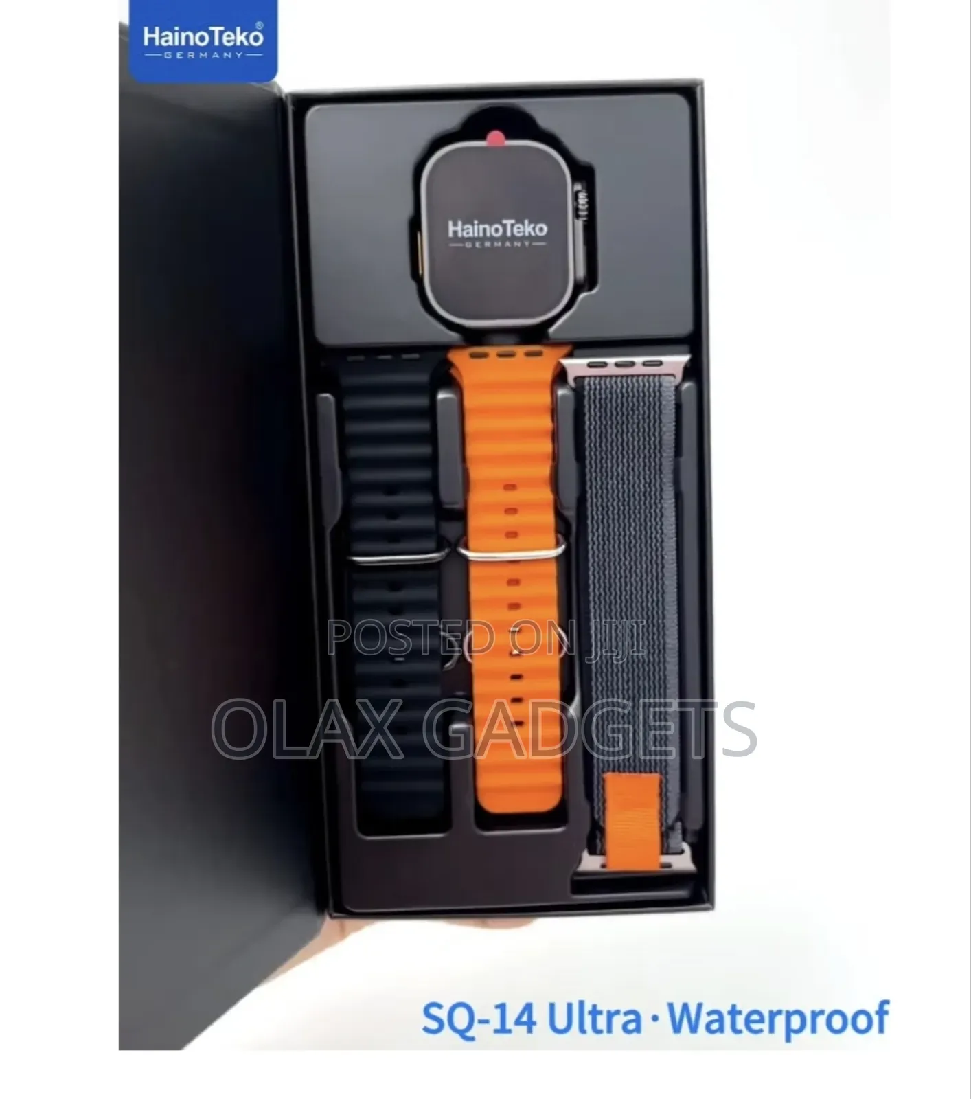 Hainoteko Sq-14 Ultra Waterproof Smartwatch With Large Screen Amoled