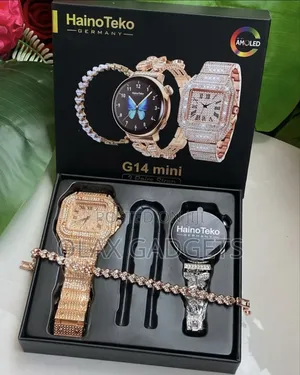 Hainoteko G14 Mini Smart Watch With Stylish Analog Watch and Bracelet