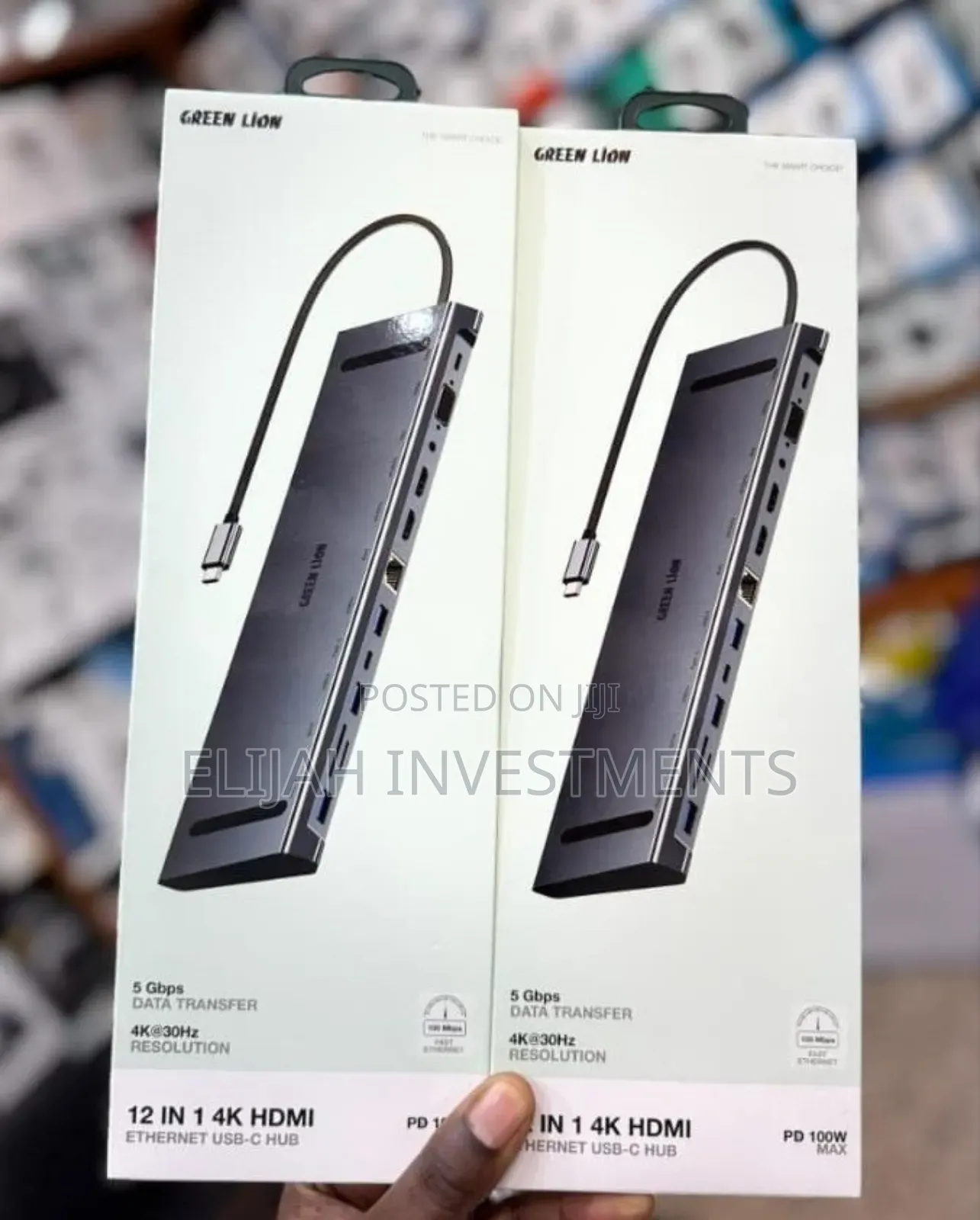 Green Lion 12-in-1 Hdmi Ethernet Usb-C Hub
