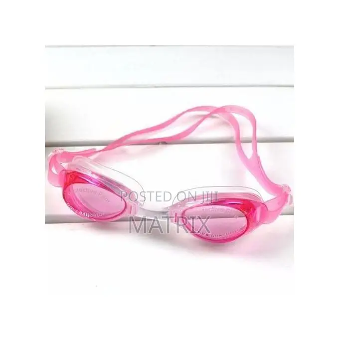 Kids Swimming Goggles Adjustable Free Size Pink