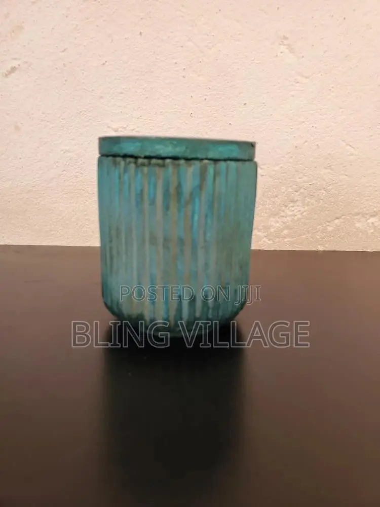 Candle Pottery Jars 150-Ml Assorted Colors Handmade